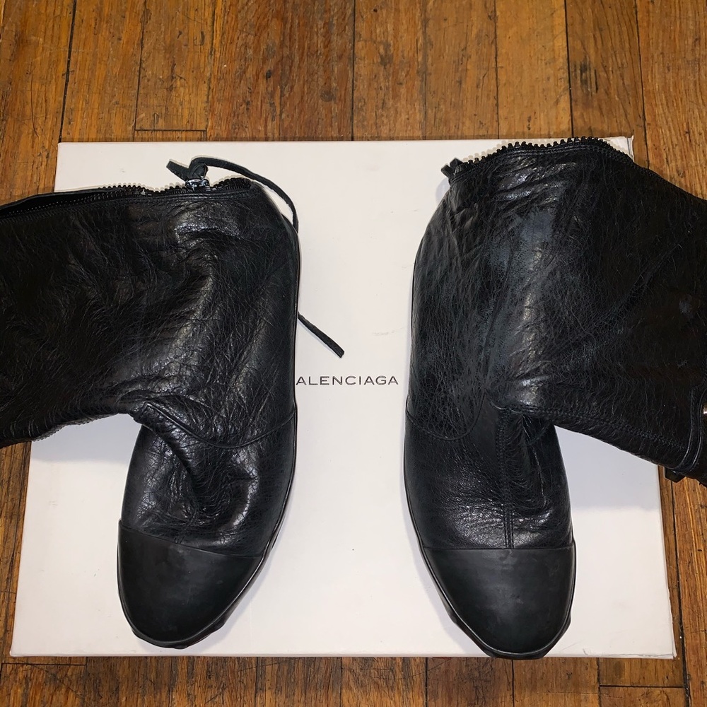 Balenciaga Stiv Pelle S.Gomma Arena Black‎ Boots - Picture 6 of 8